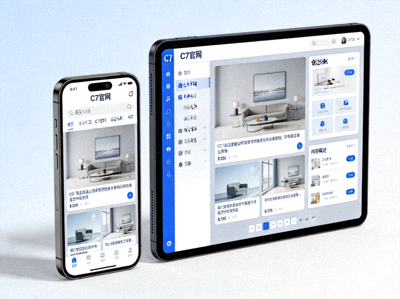 C7官网在手机与平板设备上的响应式展示